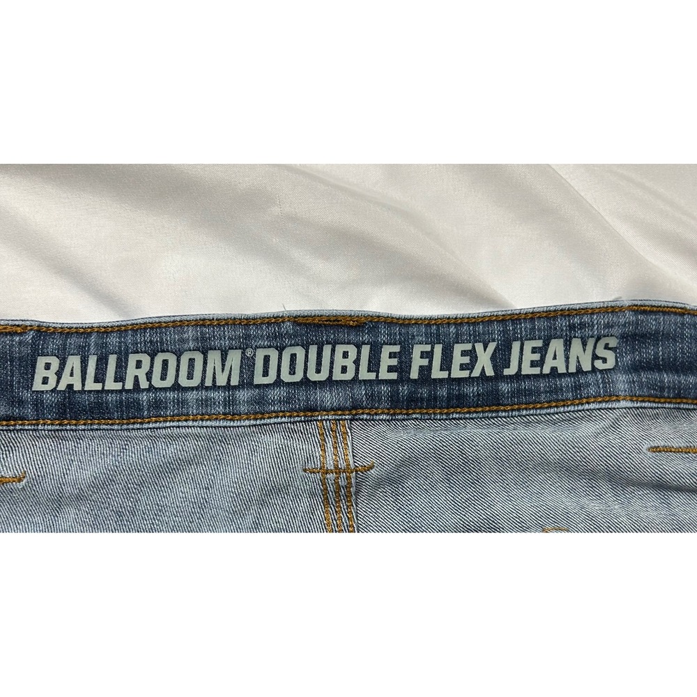 Duluth Trading Co Ballroom Double Flex Jeans Mens 36x28 Relaxed Fit Blue Denim - Picture 4 of 16